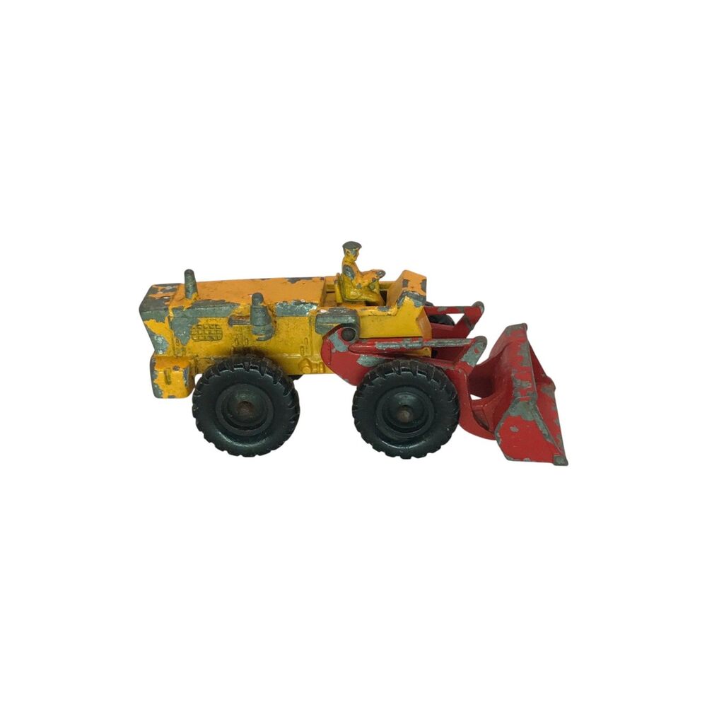 Matchbox Lesney No 43 Aveling-Barford Tractor Shovel 1962 Made England Diecast